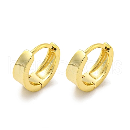 Brass Hoop Earrings EJEW-L211-002G-1