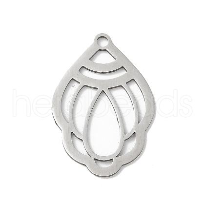 304 Stainless Steel Pendants STAS-S155-03P-1