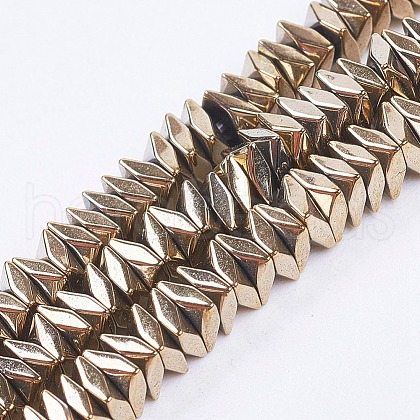 Electroplate Non-Magnetic Synthetic Hematite Strands G-F562-V03-1