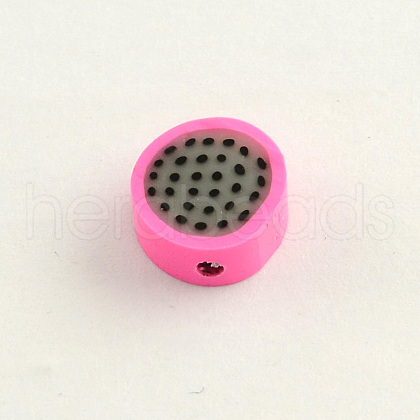 Handmade Polymer Clay Fruit Beads CLAY-Q170-05-1