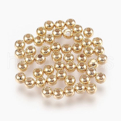 Brass Spacer Beads X-KK-Q735-54G-1