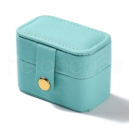 Rectangle PU Leather Jewelry Ring Storage Boxes CON-K002-06C-1
