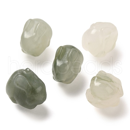 Natural Jade Carved Beads G-P550-14A-1