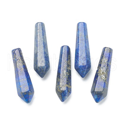 Natural Lapis Lazuli Pointed Beads G-E490-C22-1