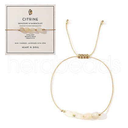 Bohemian Style Copper Amazonite Bead Bracelet with Card IX7859-2-1