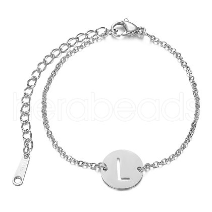 201 Stainless Steel Link Bracelets STAS-T040-JN007-L-1