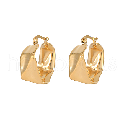 Elegant European Style Stainless Steel Gold-Plated Women's Earrings WS1374-1-1