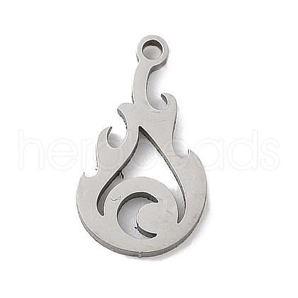304 Stainless Steel Charms STAS-S174-18P-1