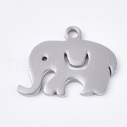 Tarnish Resistant 201 Stainless Steel Charms X-STAS-S079-118P-1