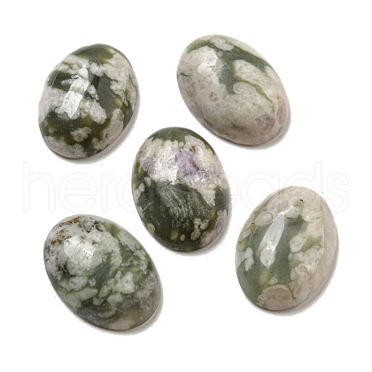 Natural Peace Jade Cabochons G-C115-01A-41-1