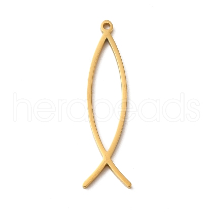 304 Stainless Steel Pendants FIND-Z025-01G-1