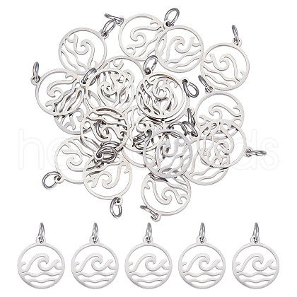 Unicraftale 20Pcs 304 Stainless Steel Charms STAS-UN0060-57-1