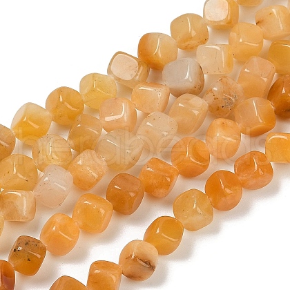 Natural Topaz Jade Beads Strands G-A257-A10-01-1