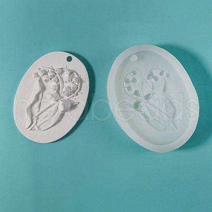 DIY Flower Pendant Silicone Molds SIL-Z008-01B-1