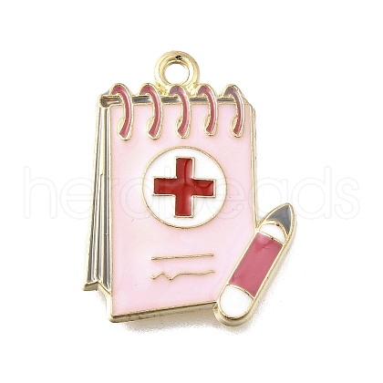 Medical Theme Alloy Enamel Pendants FIND-G090-02D-01-1