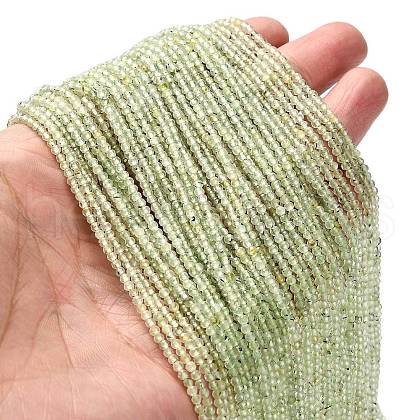 Natural Prehnite Beads Strands G-RM2025-34-2.5mm-1
