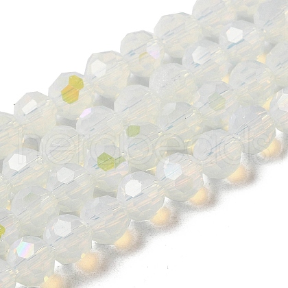 Imitation Jade Glass Beads Strands EGLA-A035-J6mm-L06-1