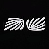 Spray Painted Alloy Pendants PALLOY-Q433-029J-RS-2