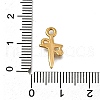 304 Stainless Steel Pendant Rhinestones Setting STAS-C119-20G-3