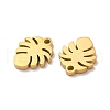 Ion Plating(IP) 304 Stainless Steel Charms STAS-M089-39G-2