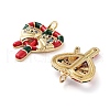 Christmas Theme Rack Plating Brass Pendants KK-M280-11F-G-2