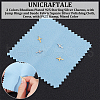Unicraftale 4Pcs 2 Colors Rhodium Plated 925 Sterling Silver Charms STER-UN0001-11-5