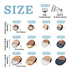  24Pcs 12 Styles Resin & Walnut Wood Flat Round Stud Earrings with 304 Stainless Steel Pin for Women EJEW-TA0001-20-3