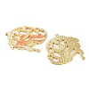 Rack Plating Alloy Enamel Pendants FIND-Q099-03C-02-2
