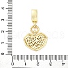 Brass Micro Pave Clear Cubic Zirconia Pendants KK-S510-31G-06-3