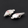 Love Heart Alloy Magnetic Clasps FIND-C013-01C-4