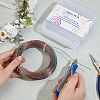 BENECREAT 1 Roll Gradient Color Aluminum Wire AW-BC0003-38A-3