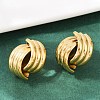 304 Stainless Steel Stud Earrings EJEW-S265-04G-1