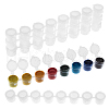 Plastic Paint Pots Strips CON-PH0001-84-1