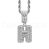 Brass Micro Pave Cubic Zirconia Pendants PW-WG3207D-16-1