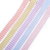 25 Yards 5 Colors Polycotton(Polyester Cotton) Ribbon OCOR-TAC0030-02B-11