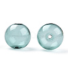 Transparent Blow High Borosilicate Glass Globe Beads X-GLAA-T003-09E-1