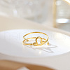Twelve Constellations 925 Sterling Silver Finger Rings FS-WGD38E8-14-1