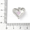Brass Micro Pave Clear Cubic Zirconia Pendants KK-R213-13P-3