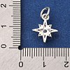 Brass Micro Pave Cubic Zirconia Pendants KK-D378-12S-3