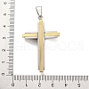 PVD Vacuum Plating 304 Stainless Steel Pendants STAS-Z080-07GP-3