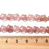 Natural Strawberry Quartz Beads Strands G-Z080-A19-8mm-5