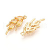 Brass Micro Pave Cubic Zirconia Pendants KK-N261-96G-2