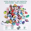 12Pcs 4 Colors Silicone Focal Beads JX755A-7