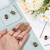  6Pcs Antique Style Groove Column Shape Brass Beads FIND-NB0005-34C-3