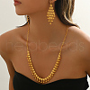Ethnic Retro Iron Tassel Necklace & Earrings Sets for Women's Banquet Wedding FC6404-4