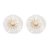 304 Stainless Steel ABS Imitation Pearl Stud Earrings for Women EJEW-M095-06G-02-2