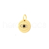 Brass Micro Pave Cubic Zirconia Pendants PW-WGCFB07-06-1