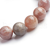 Natural Sunstone Stretch Bracelets BJEW-E373-10mm-04-2
