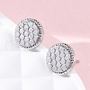 Brass Stud Earrings EJEW-D288-03P-5