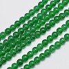 Natural & Dyed Malaysia Jade Bead Strands X-G-A146-4mm-A06-3